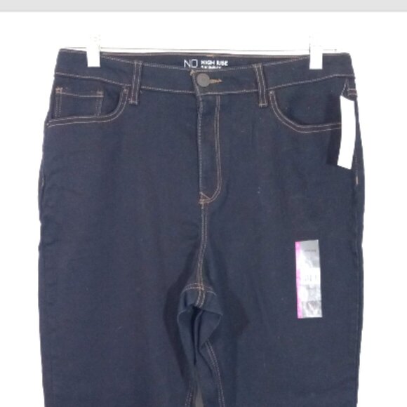 No Boundaries Women’s Jeans Size 17 Juniors High Rise Skinny Blue Denim NWT - Picture 5 of 13